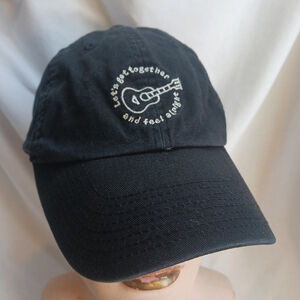 Life Is Good Black Baseball Adjustable Cap